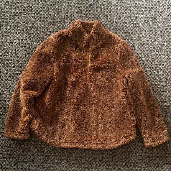 Betseys Boutique Shop Teddy Quarter Zip Sweater Size XL - Picture 1 of 6